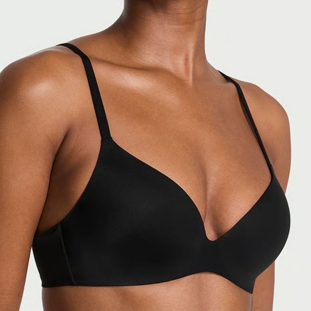 3272 NWT Flex Factor Lightly Lined Plunge Demi Bra Sz 32D